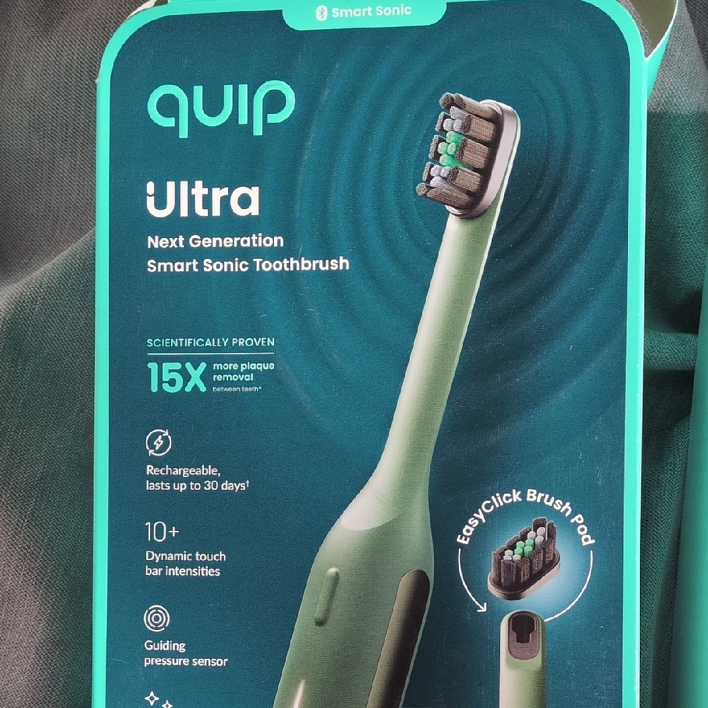 Ultra Smart Sonic Toothbrush - Green Only 2 Toothbrush Heads